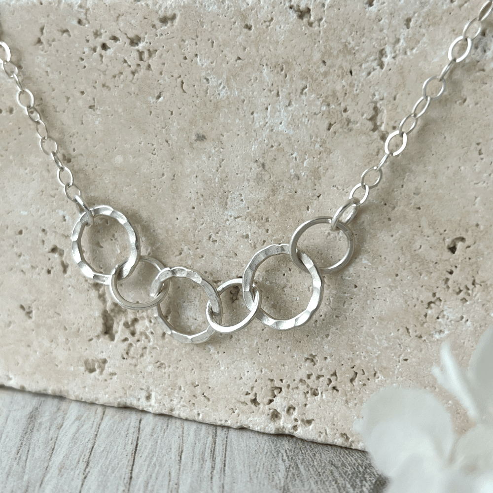 Artisan Hilltribes Sterling Silver Link Necklace